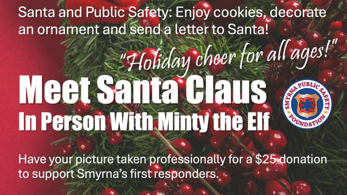 Santa meet-and-greet on Nov. 30 to benefit Smyrna first responders