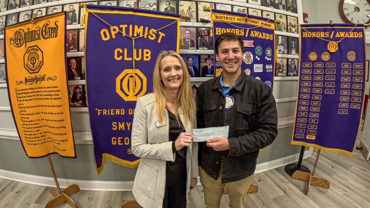 Smyrna Optimist Club donates $2,500 for Smyrna Public Safety Foundation’s Shop With a Hero